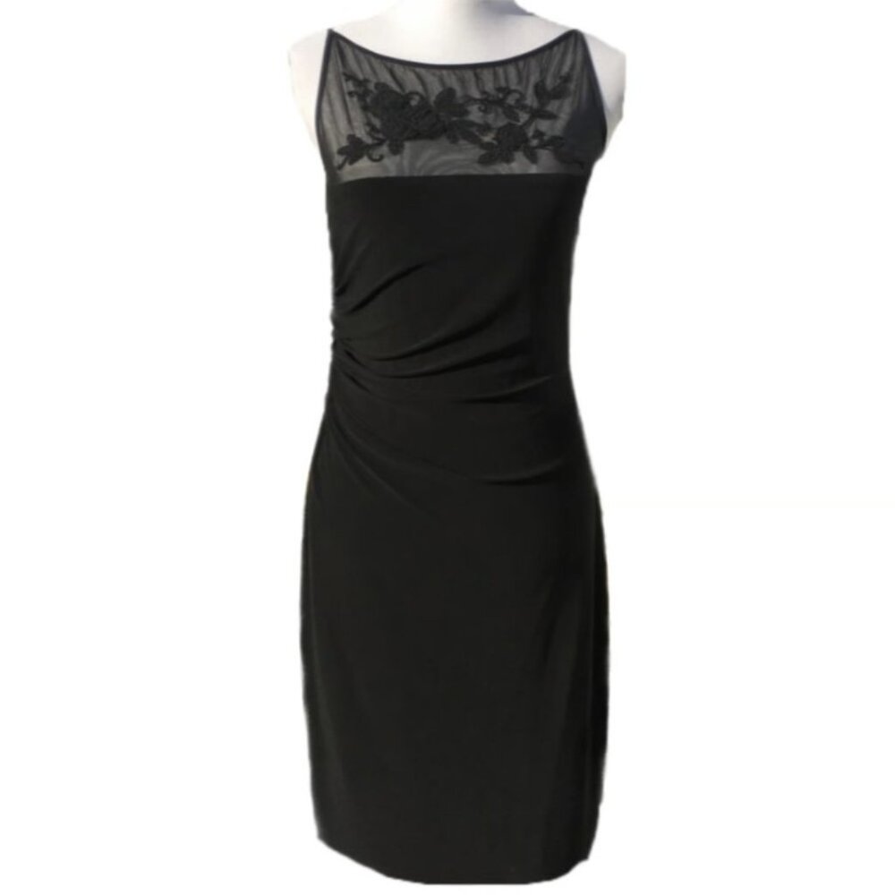 Vintage slimming little black dress Laundry by Shelli Segal